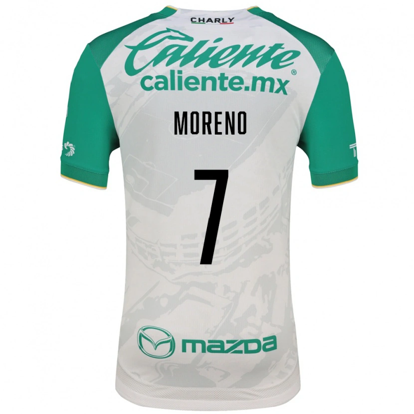 Danxen Kvinder Iván Moreno #7 Lysegrøn Hvid Udebane Spillertrøjer 2026/27 Trøje T-Shirt