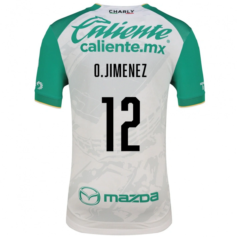 Danxen Kvinder Oscar Jimenez #12 Lysegrøn Hvid Udebane Spillertrøjer 2026/27 Trøje T-Shirt
