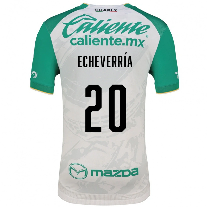 Danxen Kvinder Rodrigo Echeverría #20 Lysegrøn Hvid Udebane Spillertrøjer 2026/27 Trøje T-Shirt