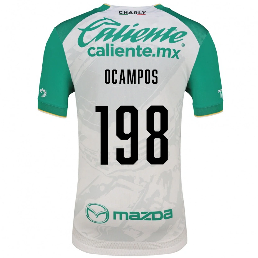 Danxen Kvinder Omar Ocampos #198 Lysegrøn Hvid Udebane Spillertrøjer 2026/27 Trøje T-Shirt