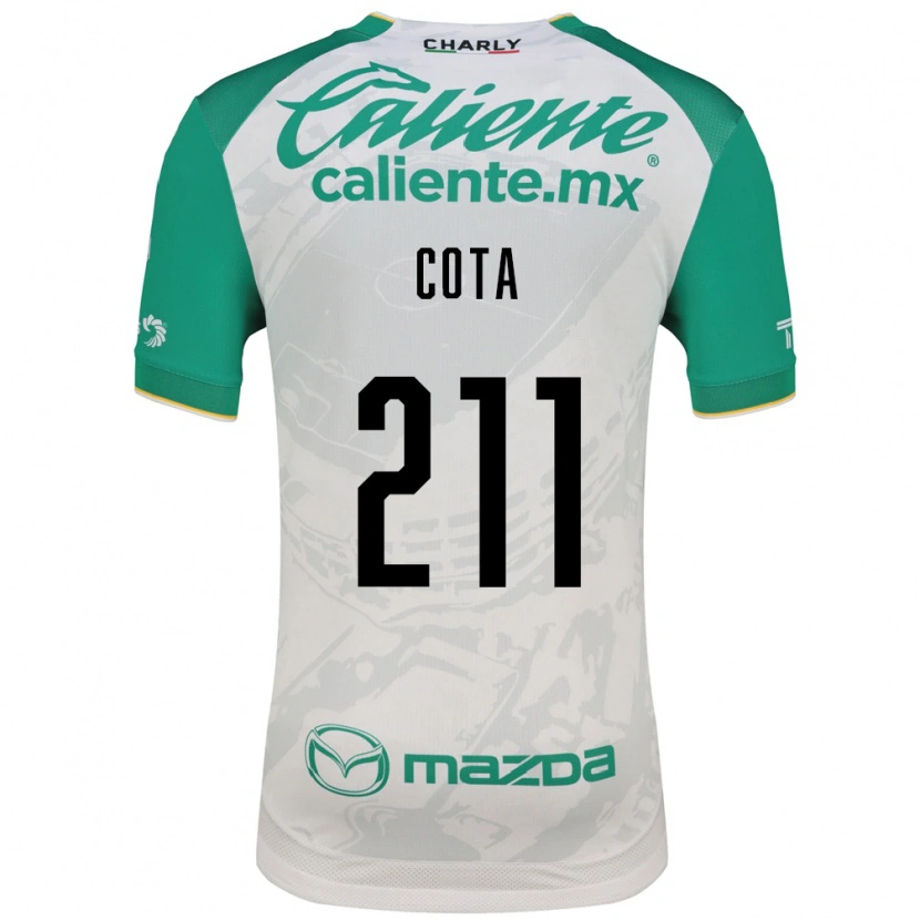 Danxen Kvinder Luis Cota #211 Lysegrøn Hvid Udebane Spillertrøjer 2026/27 Trøje T-Shirt