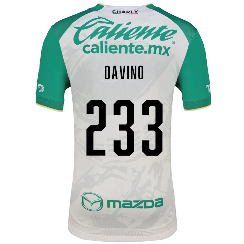Danxen Kvinder Gianfranco Davino #233 Lysegrøn Hvid Udebane Spillertrøjer 2026/27 Trøje T-Shirt