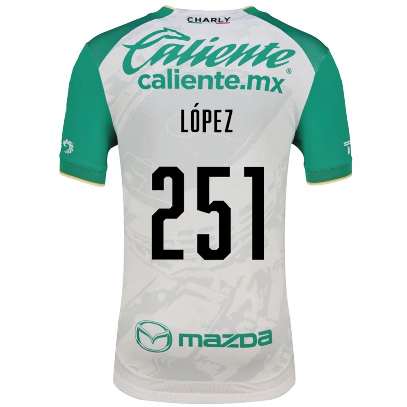 Danxen Kvinder Iván López #251 Lysegrøn Hvid Udebane Spillertrøjer 2026/27 Trøje T-Shirt