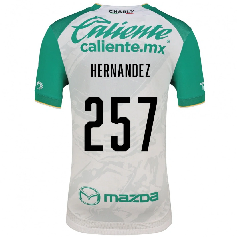 Danxen Kvinder Karín Hernández #257 Lysegrøn Hvid Udebane Spillertrøjer 2026/27 Trøje T-Shirt