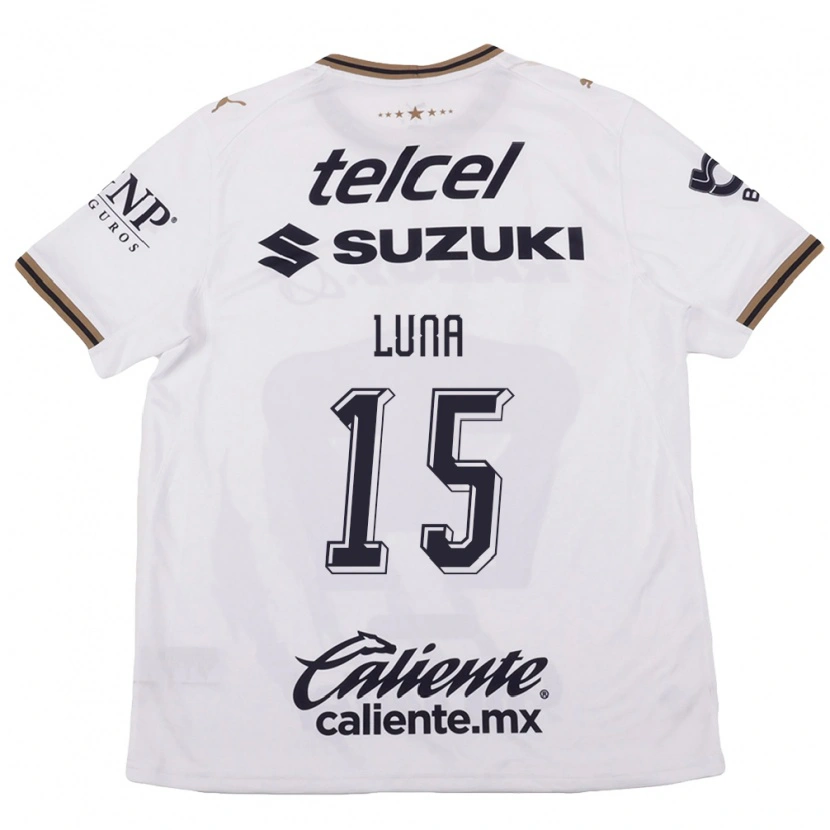 Danxen Kvinder Israel Luna #15 Hvid Sort Brun Udebane Spillertrøjer 2026/27 Trøje T-Shirt