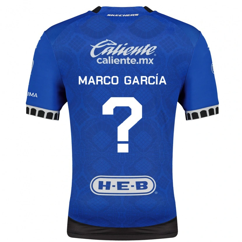 Danxen Kvinder Marco Garcia #0 Kongelig Blå Hvid Sort Udebane Spillertrøjer 2026/27 Trøje T-Shirt