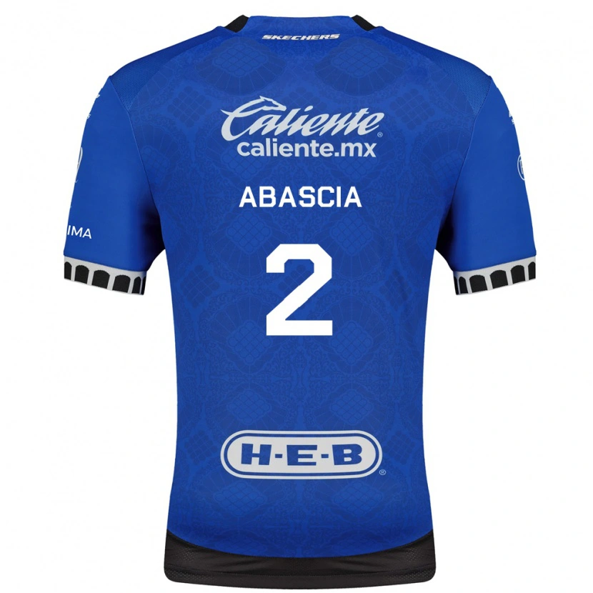 Danxen Kvinder Lucas Abascia #2 Kongelig Blå Hvid Sort Udebane Spillertrøjer 2026/27 Trøje T-Shirt