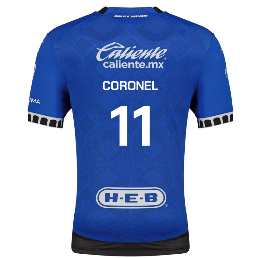 Danxen Kvinder Mateo Coronel #11 Kongelig Blå Hvid Sort Udebane Spillertrøjer 2026/27 Trøje T-Shirt