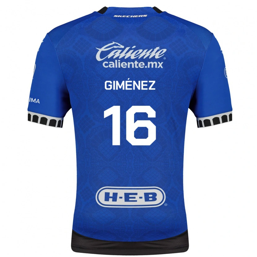 Danxen Kvinder Enzo Giménez #16 Kongelig Blå Hvid Sort Udebane Spillertrøjer 2026/27 Trøje T-Shirt