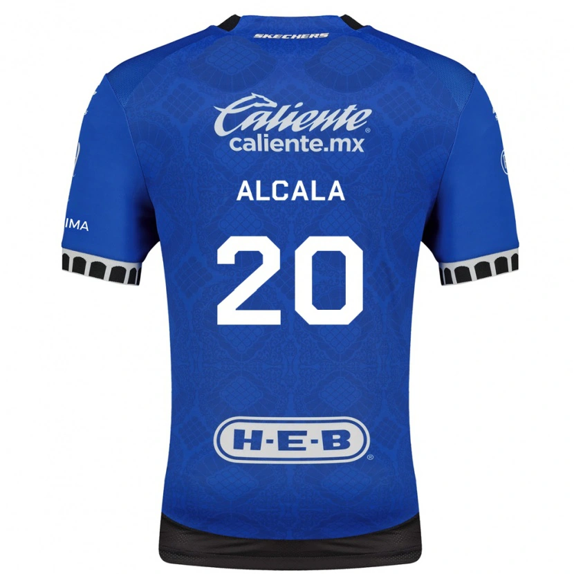 Danxen Kvinder Álex Alcalá #20 Kongelig Blå Hvid Sort Udebane Spillertrøjer 2026/27 Trøje T-Shirt