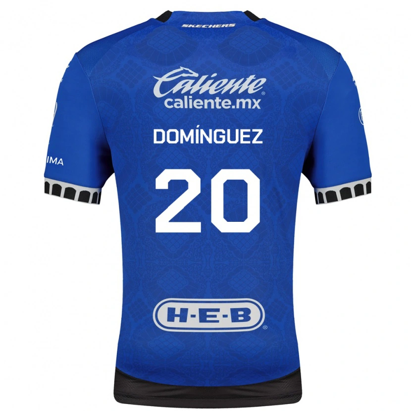 Danxen Kvinder Misael Dominguez #20 Kongelig Blå Hvid Sort Udebane Spillertrøjer 2026/27 Trøje T-Shirt
