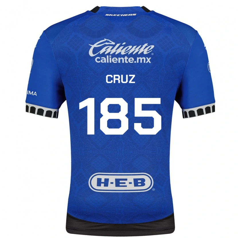 Danxen Kvinder Axel Cruz #185 Kongelig Blå Hvid Sort Udebane Spillertrøjer 2026/27 Trøje T-Shirt