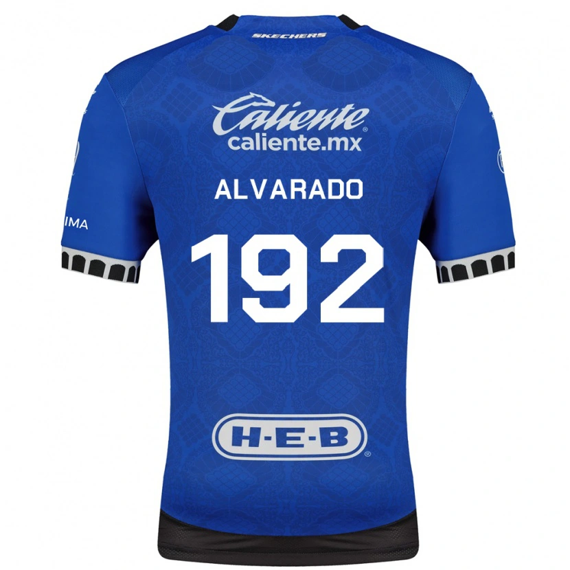 Danxen Kvinder Edwin Alvarado #192 Kongelig Blå Hvid Sort Udebane Spillertrøjer 2026/27 Trøje T-Shirt