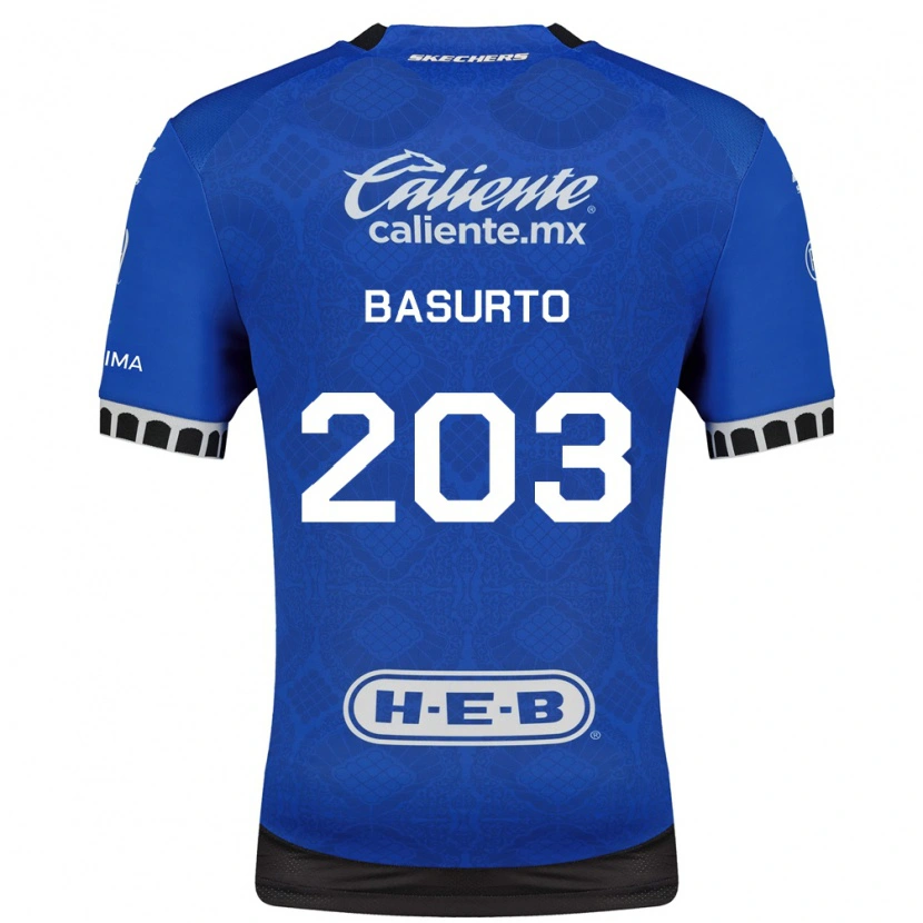 Danxen Kvinder Osvaldo Basurto #203 Kongelig Blå Hvid Sort Udebane Spillertrøjer 2026/27 Trøje T-Shirt