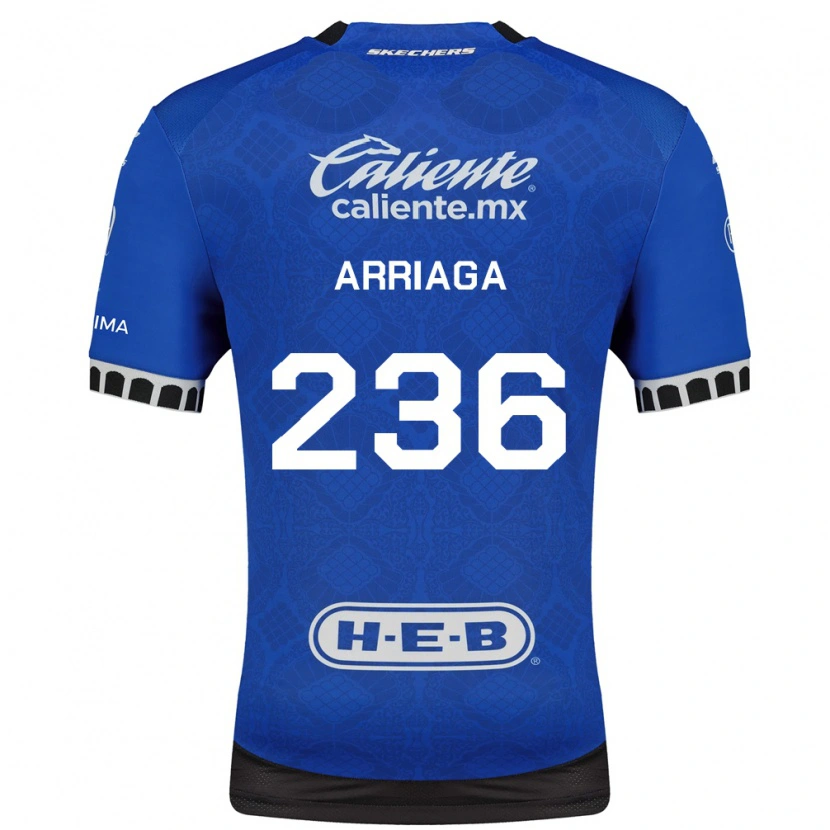 Danxen Kvinder Cristopher Arriaga #236 Kongelig Blå Hvid Sort Udebane Spillertrøjer 2026/27 Trøje T-Shirt