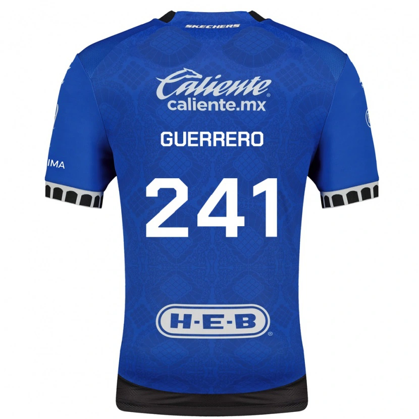 Danxen Kvinder Emiliano Guerrero #241 Kongelig Blå Hvid Sort Udebane Spillertrøjer 2026/27 Trøje T-Shirt