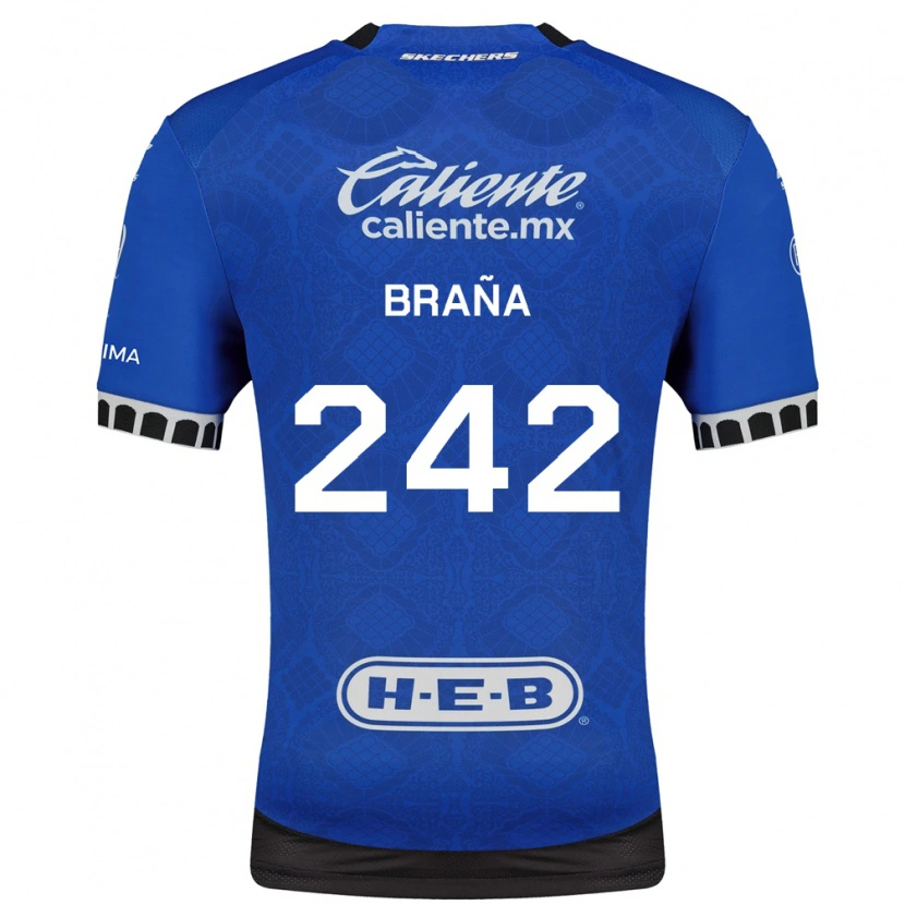 Danxen Kvinder Armando Braña #242 Kongelig Blå Hvid Sort Udebane Spillertrøjer 2026/27 Trøje T-Shirt