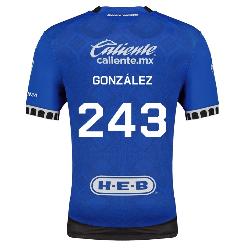 Danxen Kvinder Leonardo González #243 Kongelig Blå Hvid Sort Udebane Spillertrøjer 2026/27 Trøje T-Shirt