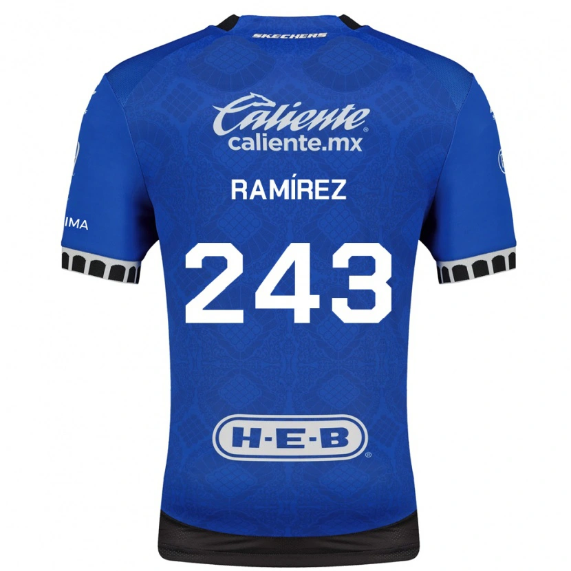 Danxen Kvinder Eleazar Ramírez #243 Kongelig Blå Hvid Sort Udebane Spillertrøjer 2026/27 Trøje T-Shirt