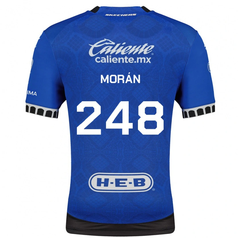 Danxen Kvinder Jorge Morán #248 Kongelig Blå Hvid Sort Udebane Spillertrøjer 2026/27 Trøje T-Shirt