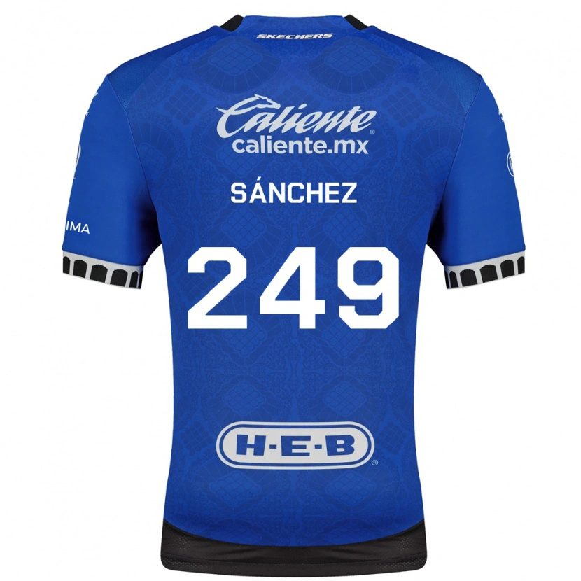 Danxen Kvinder Sergio Sánchez #249 Kongelig Blå Hvid Sort Udebane Spillertrøjer 2026/27 Trøje T-Shirt