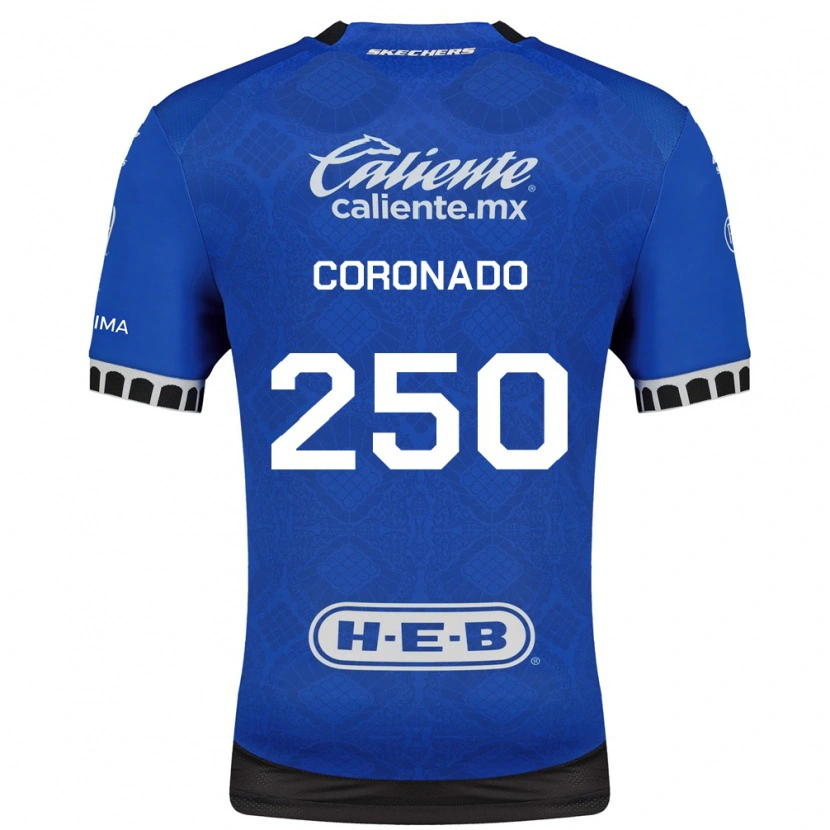 Danxen Kvinder Maximiliano Coronado #250 Kongelig Blå Hvid Sort Udebane Spillertrøjer 2026/27 Trøje T-Shirt