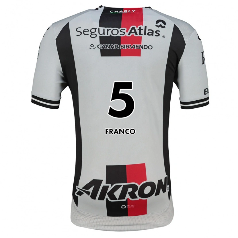 Danxen Kvinder Alejandra Franco #5 Hvid Rød Sort Udebane Spillertrøjer 2026/27 Trøje T-Shirt