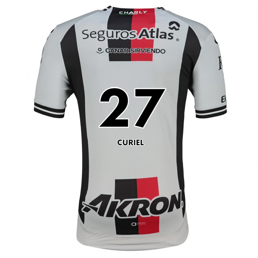 Danxen Kvinder Alexa Curiel #27 Hvid Rød Sort Udebane Spillertrøjer 2026/27 Trøje T-Shirt