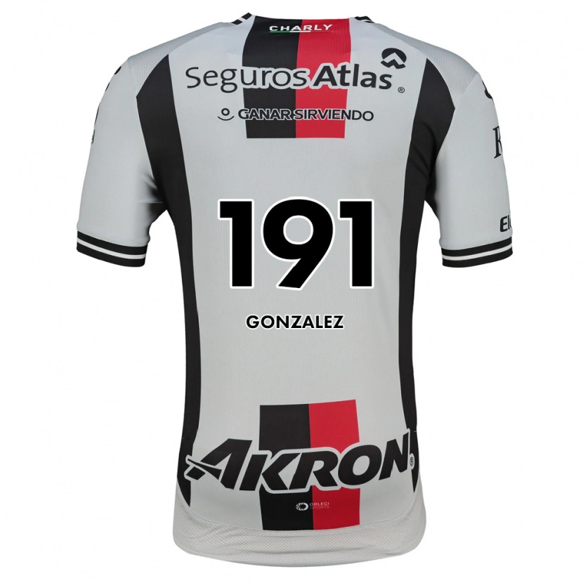 Danxen Kvinder Juan González #191 Hvid Rød Sort Udebane Spillertrøjer 2026/27 Trøje T-Shirt