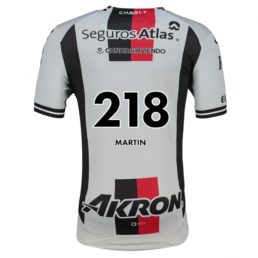 Danxen Kvinder Jorge San Martín #218 Hvid Rød Sort Udebane Spillertrøjer 2026/27 Trøje T-Shirt