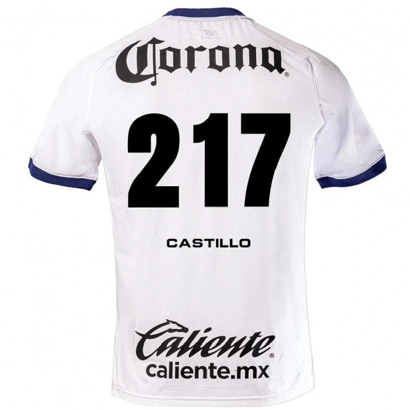 Danxen Kvinder Klever Castillo #217 Hvid Blå Sort Udebane Spillertrøjer 2026/27 Trøje T-Shirt