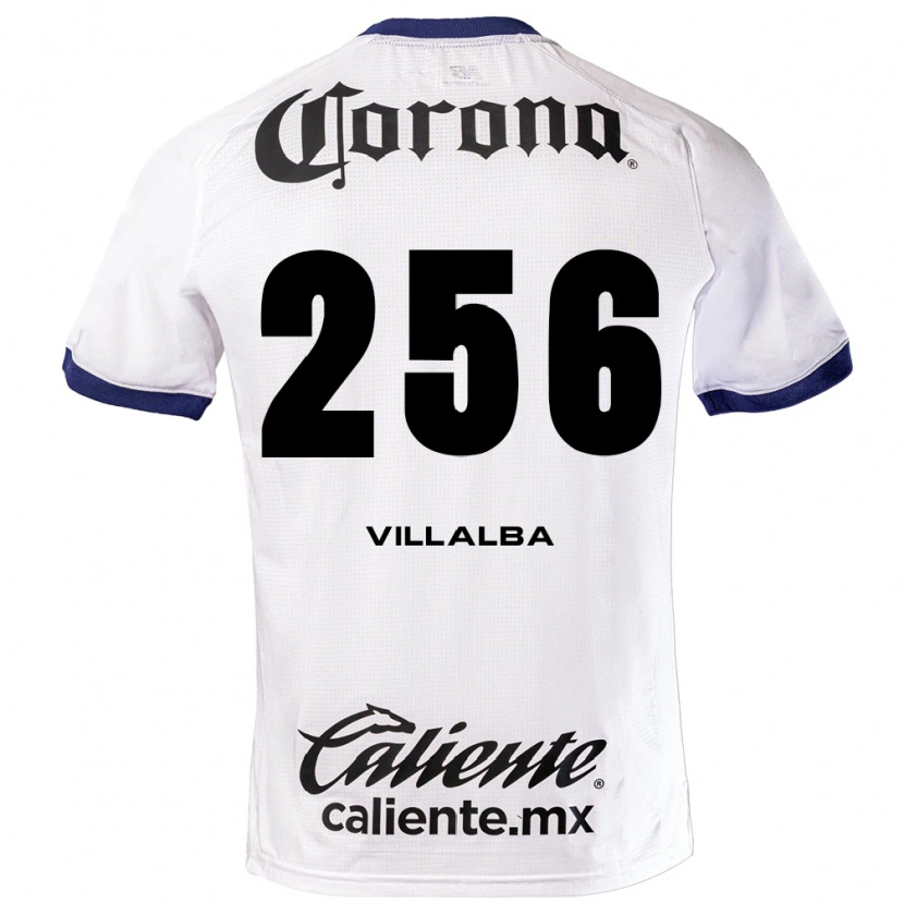 Danxen Kvinder Uriel Villalba #256 Hvid Blå Sort Udebane Spillertrøjer 2026/27 Trøje T-Shirt