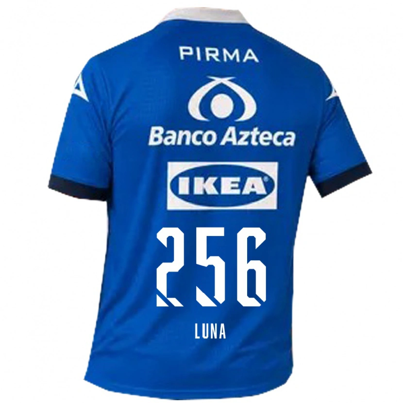 Danxen Kvinder Ángel Luna #256 Blå Hvid Udebane Spillertrøjer 2026/27 Trøje T-Shirt
