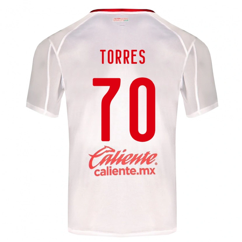 Danxen Kvinder Leo Torres #70 Hvid Grøn Rød Udebane Spillertrøjer 2026/27 Trøje T-Shirt
