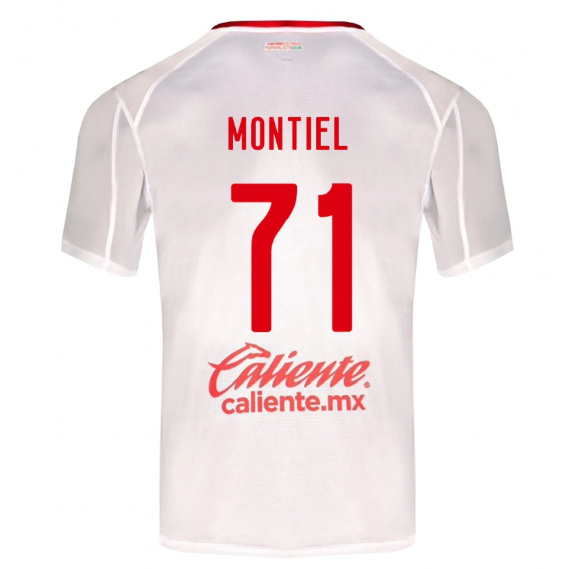Danxen Kvinder Erick Montiel #71 Hvid Grøn Rød Udebane Spillertrøjer 2026/27 Trøje T-Shirt