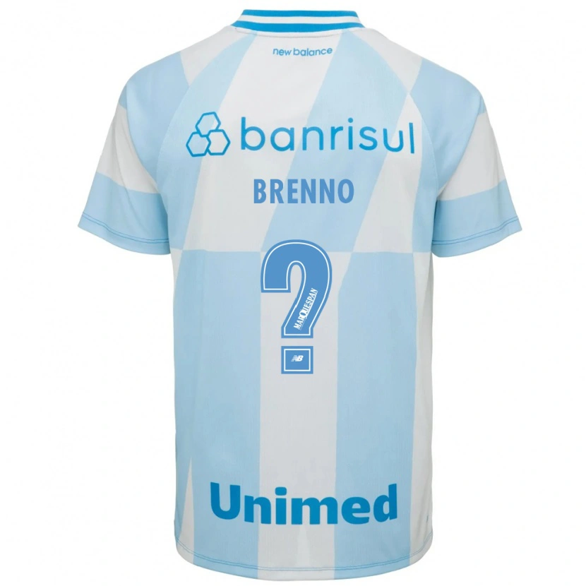 Danxen Kvinder Brenno #0 Lyseblå Hvid Udebane Spillertrøjer 2026/27 Trøje T-Shirt