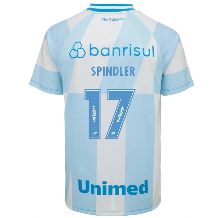 Danxen Kvinder Luana Spindler #17 Lyseblå Hvid Udebane Spillertrøjer 2026/27 Trøje T-Shirt