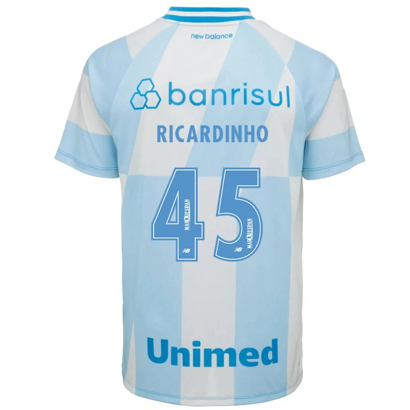 Danxen Kvinder Ricardinho #45 Lyseblå Hvid Udebane Spillertrøjer 2026/27 Trøje T-Shirt