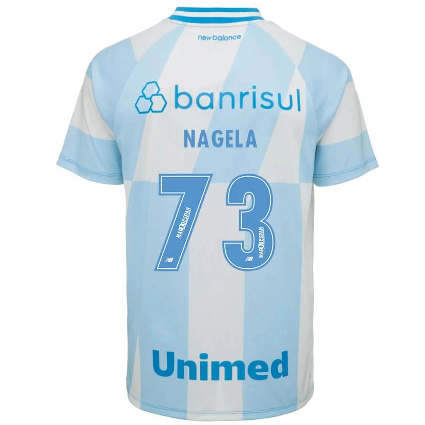 Danxen Kvinder Nágela #73 Lyseblå Hvid Udebane Spillertrøjer 2026/27 Trøje T-Shirt
