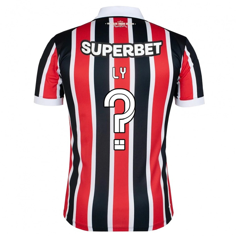 Danxen Kvinder Iba Ly #0 Rød Hvid Sort Udebane Spillertrøjer 2026/27 Trøje T-Shirt