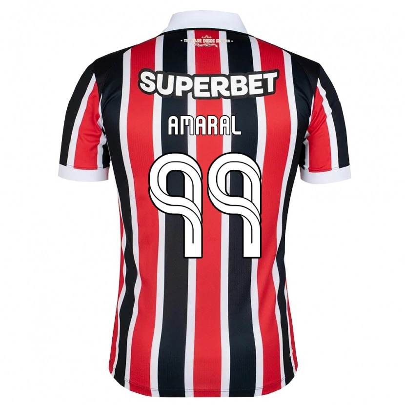 Danxen Kvinder Vitória Amaral #99 Rød Hvid Sort Udebane Spillertrøjer 2026/27 Trøje T-Shirt