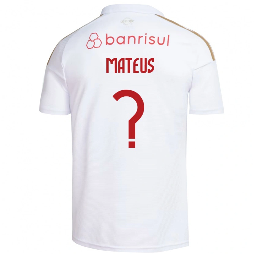 Danxen Kvinder Mateus #0 Hvid Rød Udebane Spillertrøjer 2026/27 Trøje T-Shirt