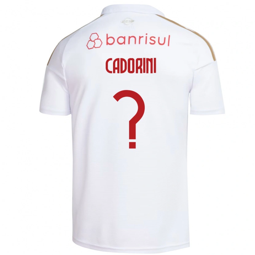 Danxen Kvinder Matheus Cadorini #0 Hvid Rød Udebane Spillertrøjer 2026/27 Trøje T-Shirt