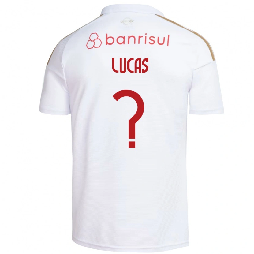 Danxen Kvinder Crysthyan Lucas #0 Hvid Rød Udebane Spillertrøjer 2026/27 Trøje T-Shirt