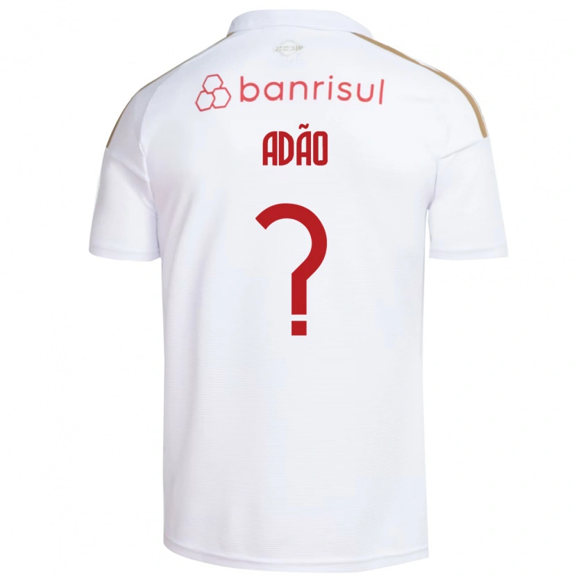 Danxen Kvinder Gabriel Adão #0 Hvid Rød Udebane Spillertrøjer 2026/27 Trøje T-Shirt