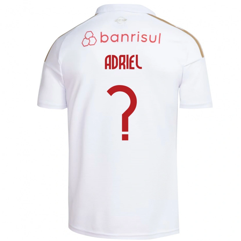 Danxen Kvinder Adriel #0 Hvid Rød Udebane Spillertrøjer 2026/27 Trøje T-Shirt