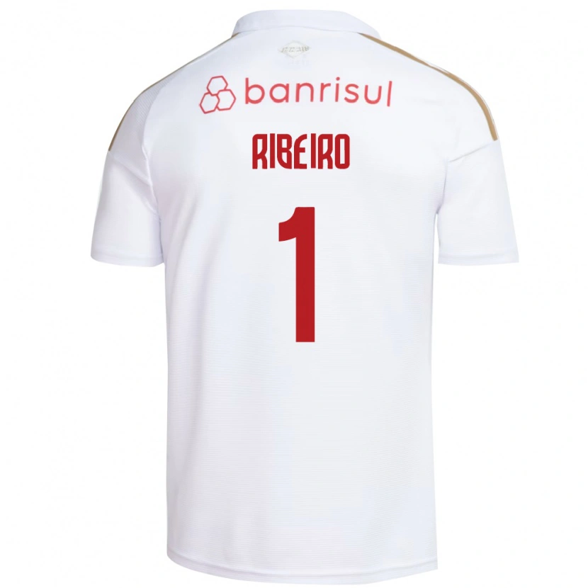 Danxen Kvinder Mari Ribeiro #1 Hvid Rød Udebane Spillertrøjer 2026/27 Trøje T-Shirt