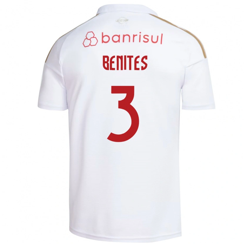 Danxen Kvinder Bruna Benites #3 Hvid Rød Udebane Spillertrøjer 2026/27 Trøje T-Shirt
