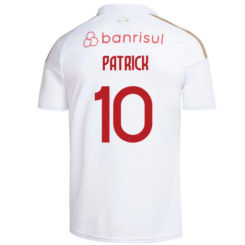 Danxen Kvinder Alan Patrick #10 Hvid Rød Udebane Spillertrøjer 2026/27 Trøje T-Shirt