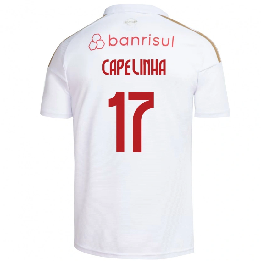 Danxen Kvinder Capelinha #17 Hvid Rød Udebane Spillertrøjer 2026/27 Trøje T-Shirt